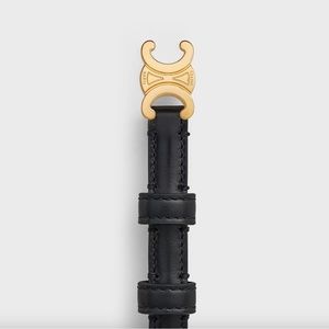 Celine Triomphe Teen Belt Black, size 85